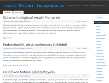 Tablet Screenshot of leaderkozpont.hu
